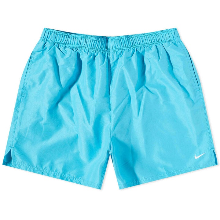Photo: Nike Swim Men's 5" Volley Short in Chlorine Blue