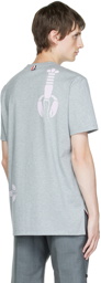 Thom Browne Gray Lobster T-Shirt