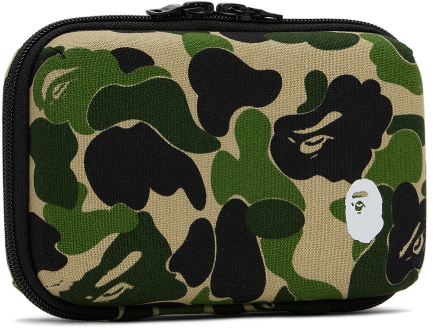 A Bathing Ape Woodland camouflage-print Messenger Bag - Green