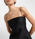 Balenciaga Wool and silk minidress