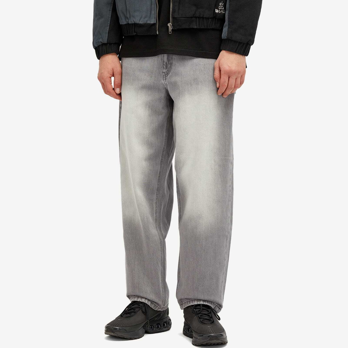 Dime Men's Baggy Denim Pants in Sandblaster Grey Dime