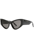 Balenciaga Cat-eye Sunglasses - Black Grey - One Size