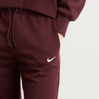 Nike Women's Phoenix Fleece Wide Sweat Pant in Burgundy/Sail
