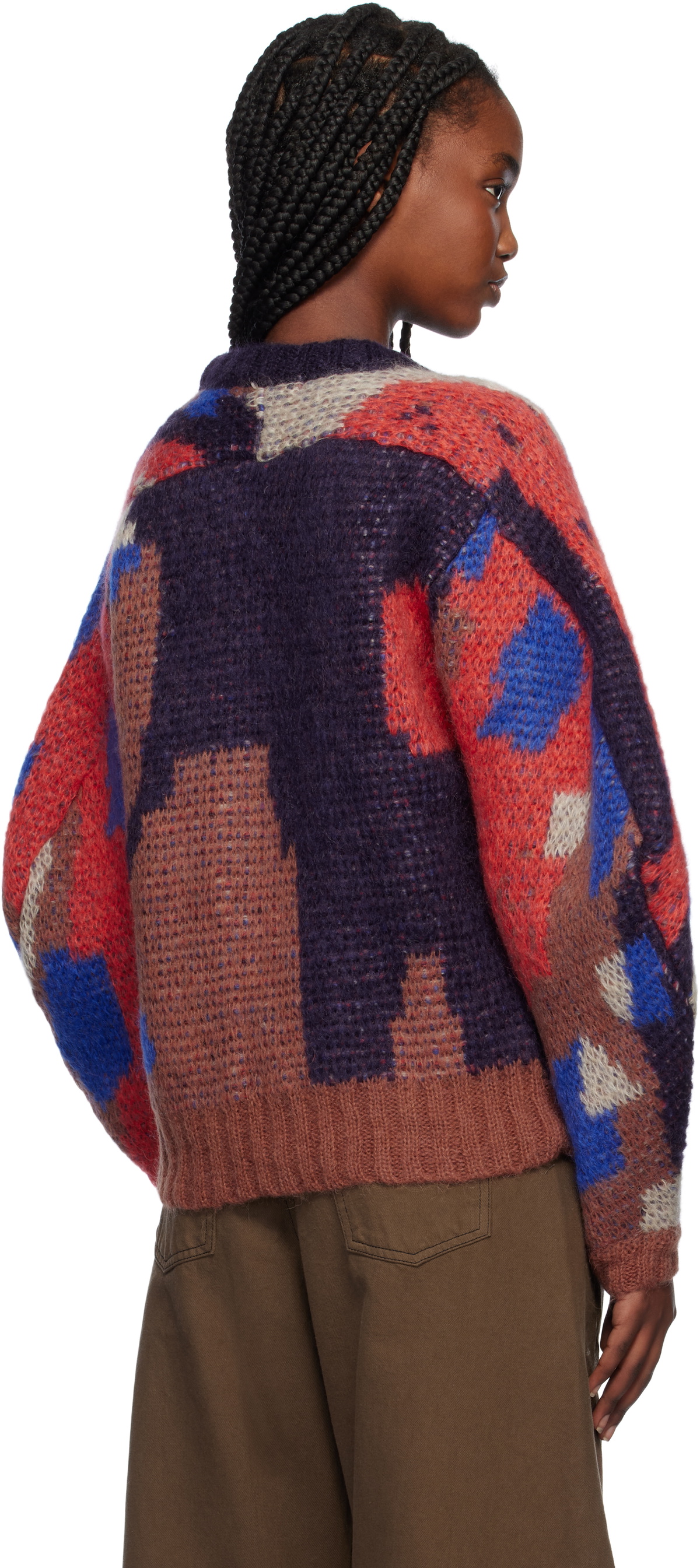 Henrik Vibskov Multicolor Mohairy Knit Sweater Henrik Vibskov