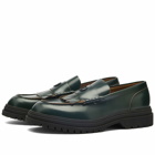 Fred Perry Authentic Men's Leather Loafer in Night Green
