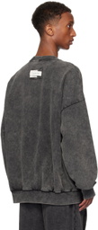 Feng Chen Wang Black Multi Seam Sweatshirt