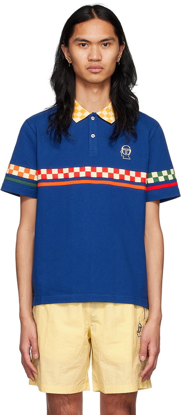 Photo: Brain Dead Navy Sergio Tacchini Edition Cotton Polo