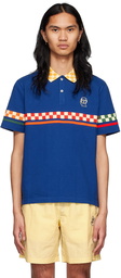 Brain Dead Navy Sergio Tacchini Edition Cotton Polo