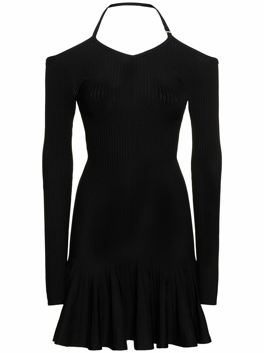 KHAITE Mamie Viscose Blend Mini Dress Khaite