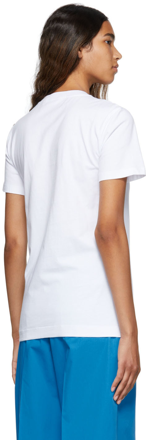 Tシャツ・カットソー SPORTMAX SportMax Shirts White (2522196011600 10194001) Sportmax White Lemon Zurlo T-Shirt Sportmax