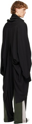 Kiko Kostadinov Black Moder Tunic Coat
