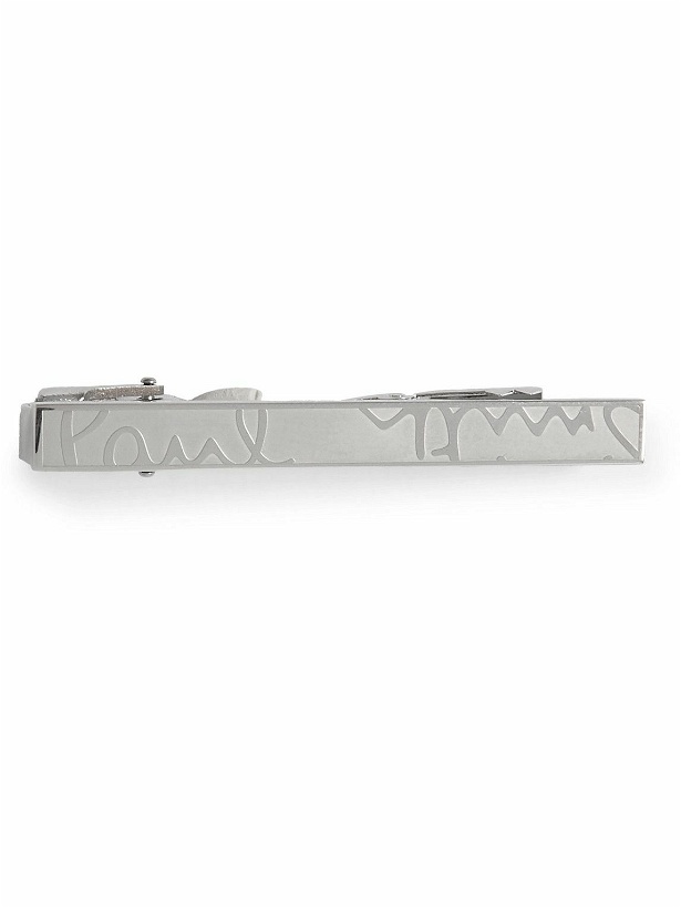 Photo: Paul Smith - Brushed Silver-Tone Tie Bar