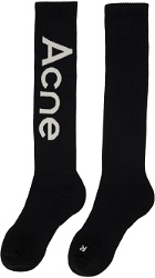 Acne Studios Black Knee-High Socks