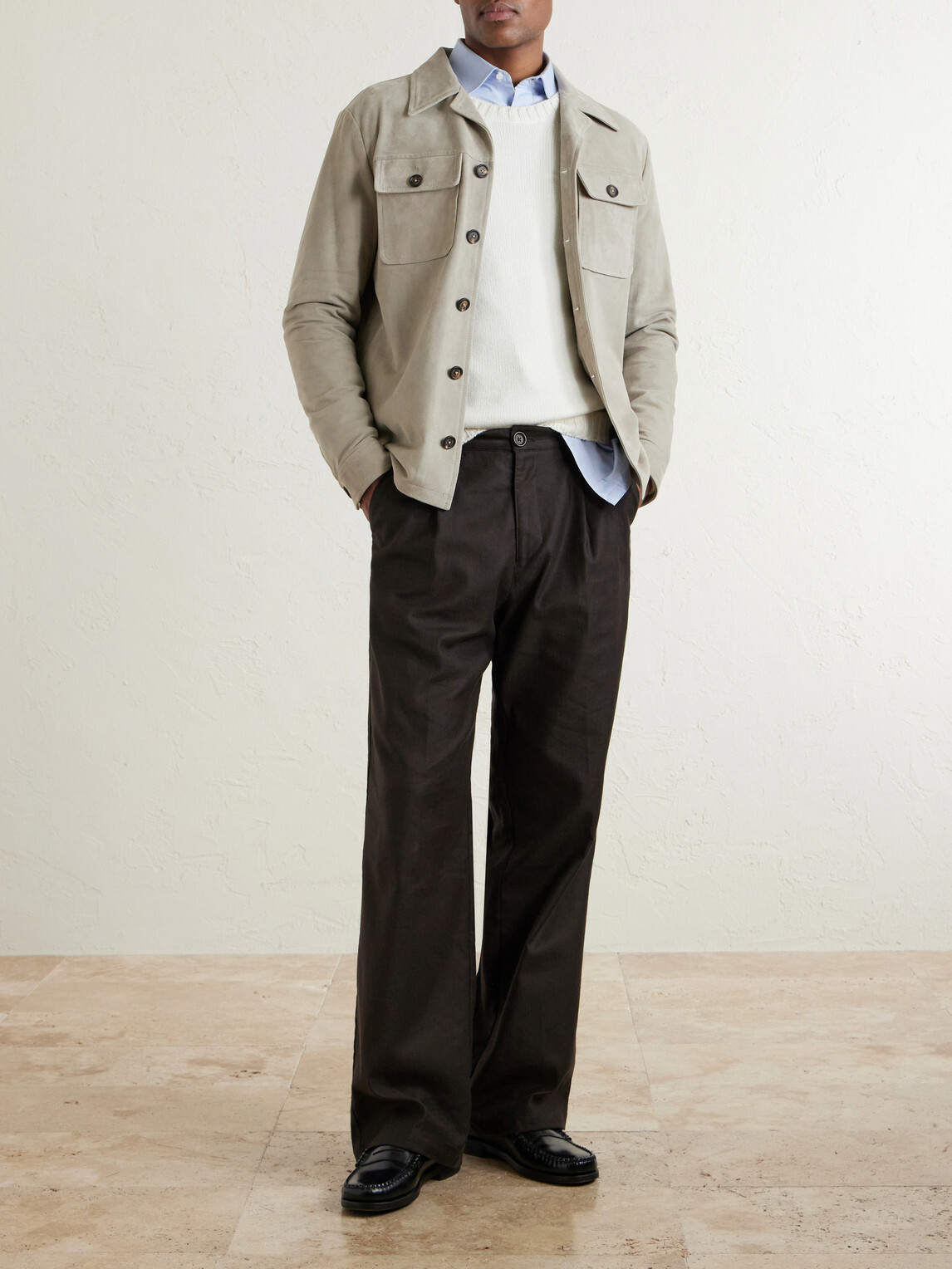 Eleventy - Suede Jacket - Neutrals