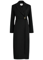 Clea Munro Belted Coat Black
