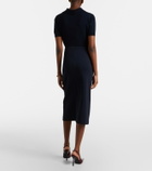 'S Max Mara Cotton-blend midi skirt