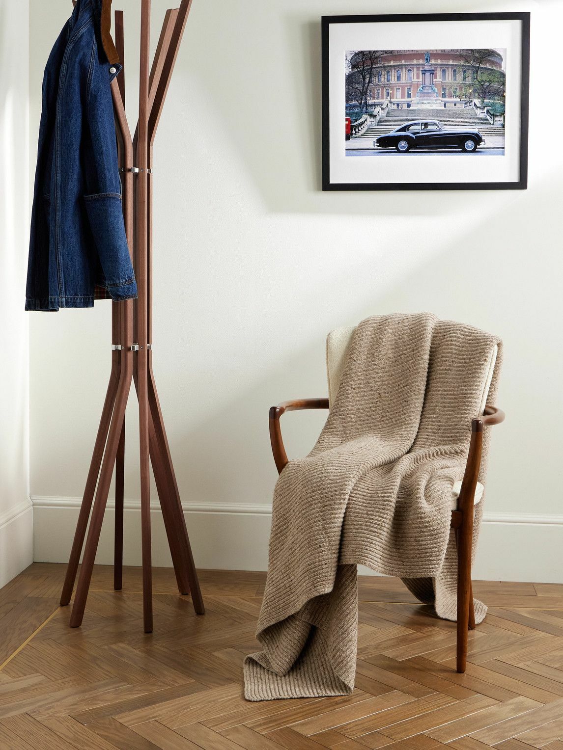 Inis Meáin - Ribbed Merino Wool and Cashmere-Blend Blanket