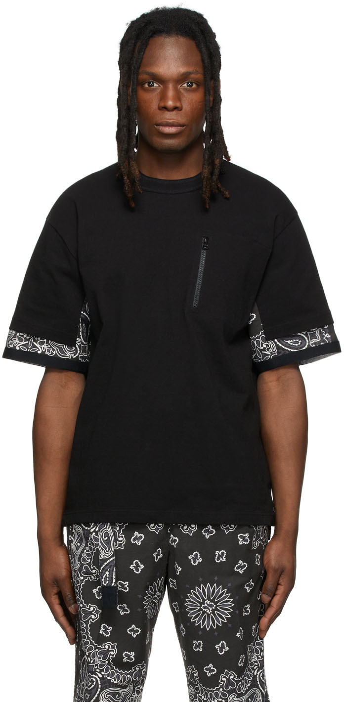 Sacai Bandana Print T-Shirt