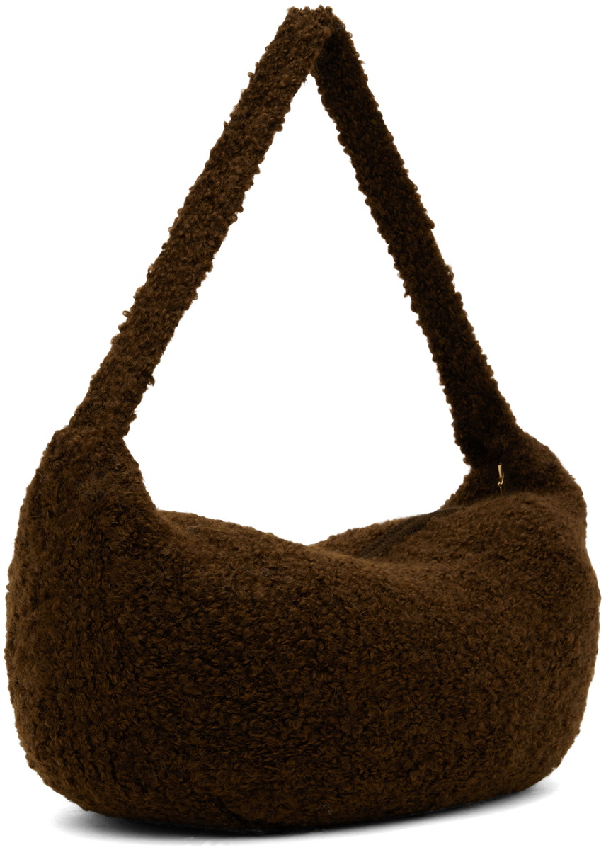 Cordera Brown Wool & Mohair Bag