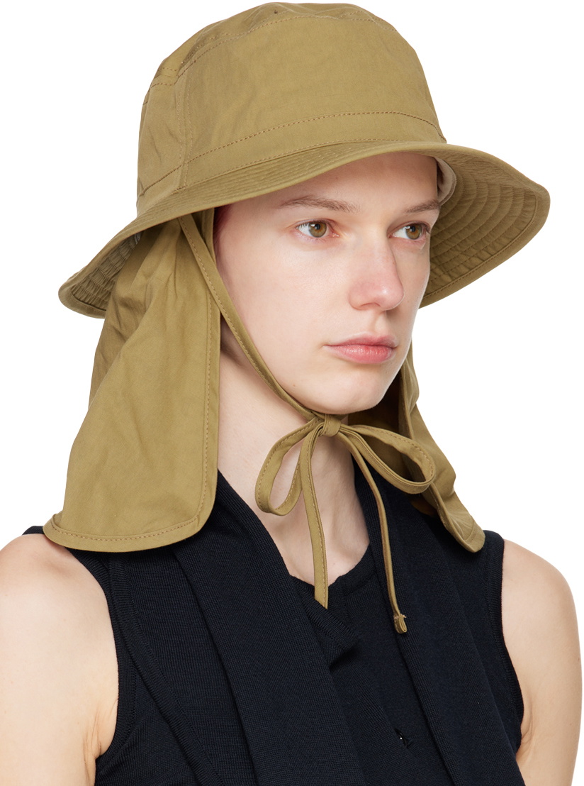 LEMAIRE Khaki Desert Bucket Hat Lemaire