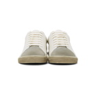 Saint Laurent White Aged Andy Sneakers