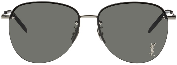 Photo: Saint Laurent Silver SL 328/K Sunglasses