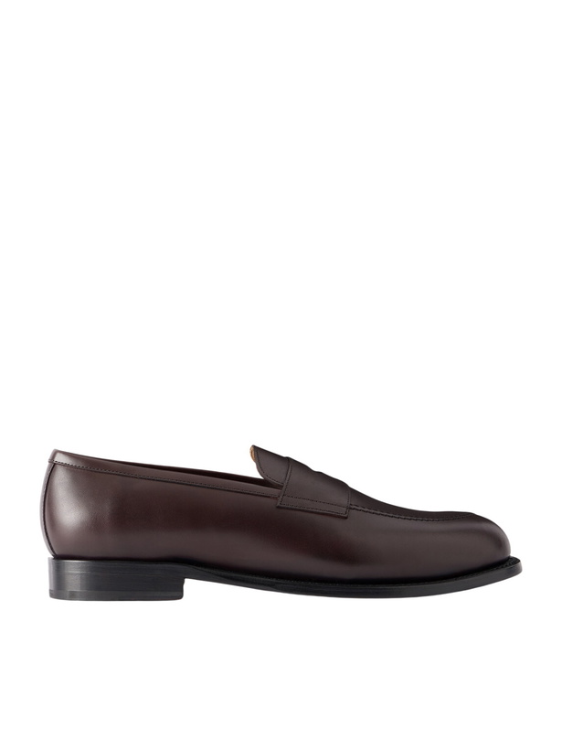 Photo: MORJAS - Full-Grain Leather Penny Loafers - Burgundy