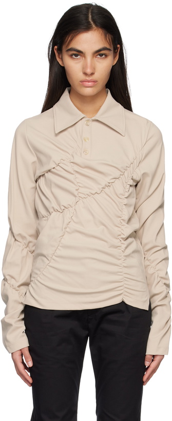 Photo: Strongthe SSENSE Exclusive Beige Polo