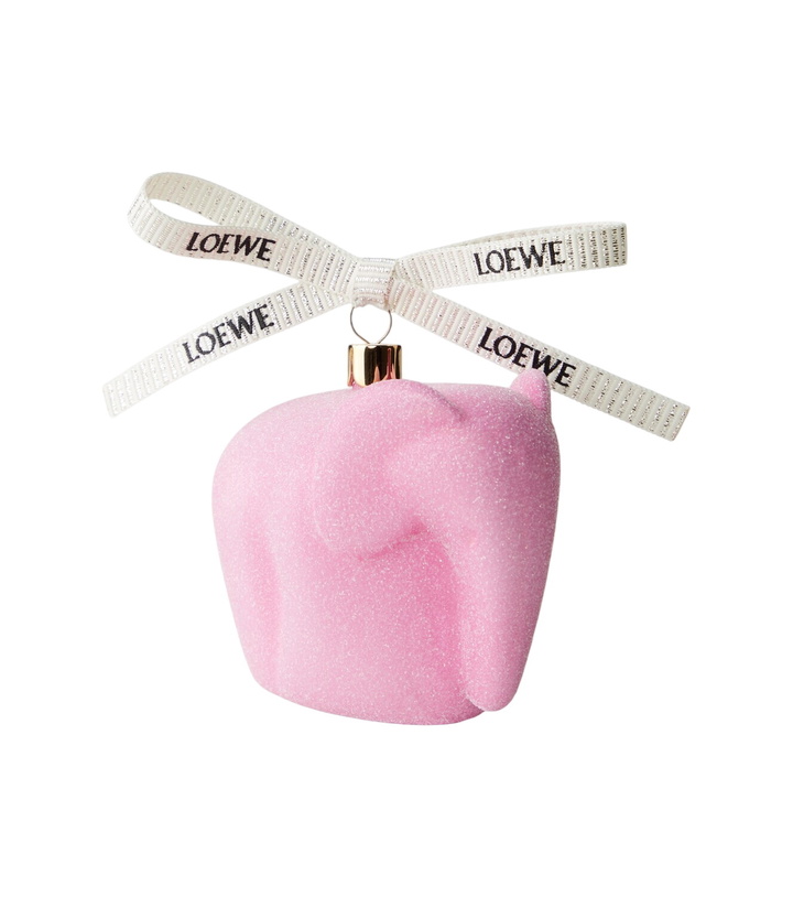 Photo: Loewe Elephant glitter glass ornament