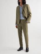 Séfr - Harvey Slim-Fit Tapered Woven Trousers - Green