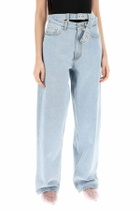 Y PROJECT evergreen double-waist jeans Blue