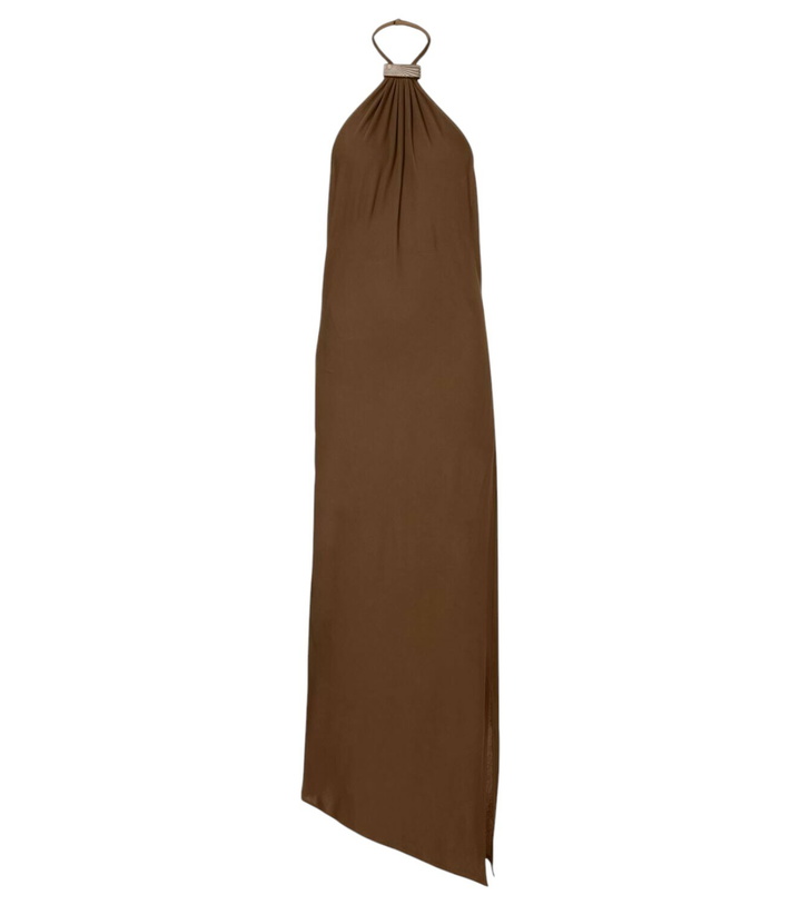 Photo: The Attico Halterneck open-back midi dress