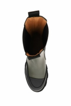 Ganni Leather Mid Chelsea Boots