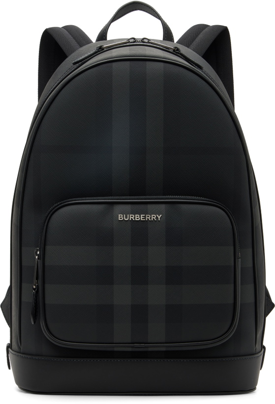 Photo: Burberry Black & Gray Rocco Backpack