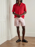 Orlebar Brown - Norwich Slim-Fit Linen Shorts - Pink