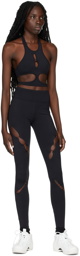 Rui SSENSE Exclusive Black Cut-Out Sport Leggings