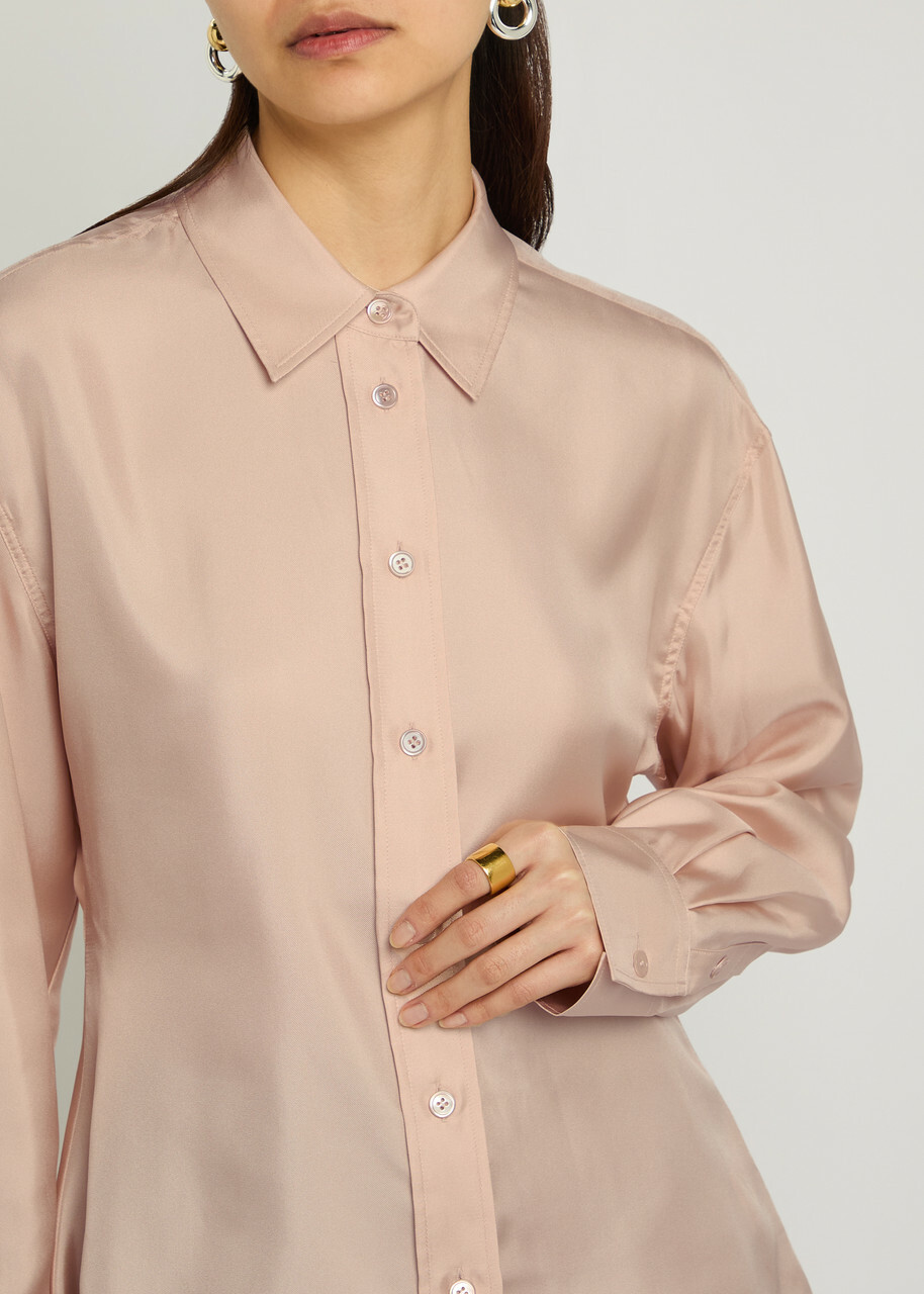 Rohe Silk Shirt Rose