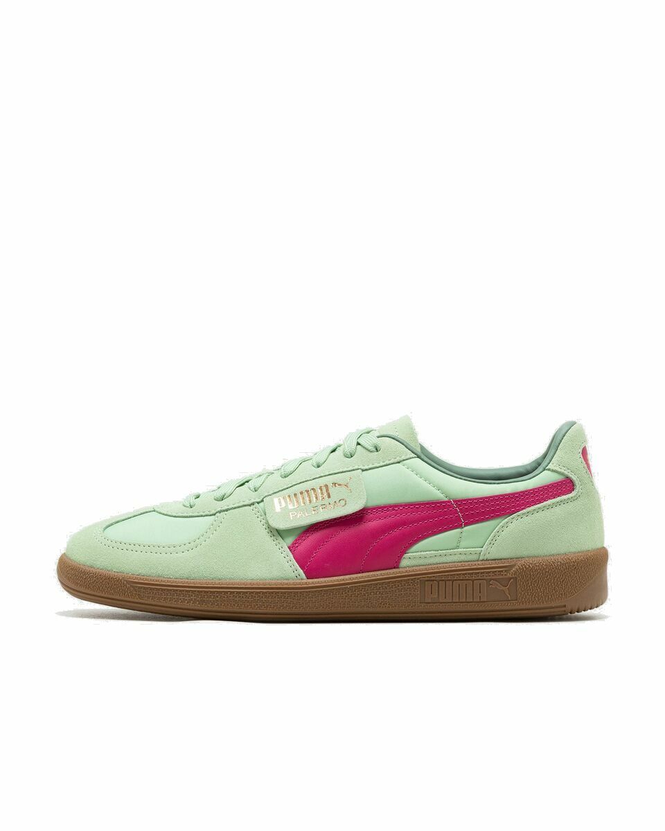 Photo: Puma Palermo Og Green/Pink - Mens - Lowtop