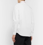 Valentino - Slim-Fit Logo-Embellished Cotton-Poplin Shirt - White