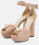 Jimmy Choo - Socorie suede platform sandals