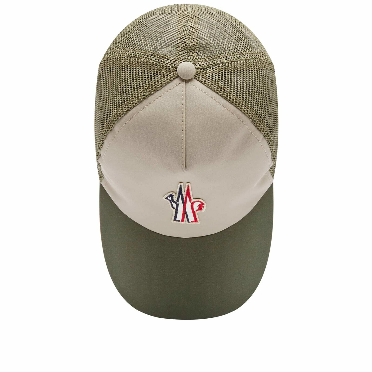 Moncler Grenoble Men's Logo Trucker Cap in Green