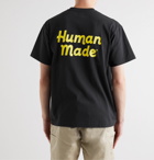 Human Made - Slim-Fit Logo-Print Cotton-Jersey T-Shirt - Black