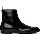 Jil Sander Black Ankle Boots