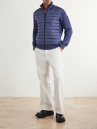 Canada Goose - HyBridge® Ribbed Wool and Quilted Shell Down Jacket - Blue