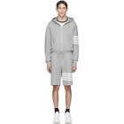 Thom Browne Grey 4-Bar One-Piece Gnome Sweatsuit