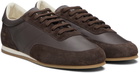 Common Projects Brown Minimal Runner Sneakers