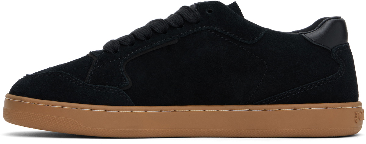 Palm Angels Black New Palm 1 Suede Sneakers