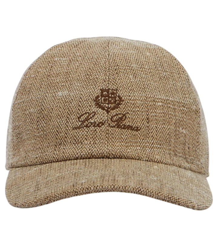 Photo: Loro Piana My Baseball chevron baseball cap