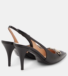 Gucci Horsebit leather slingback pumps