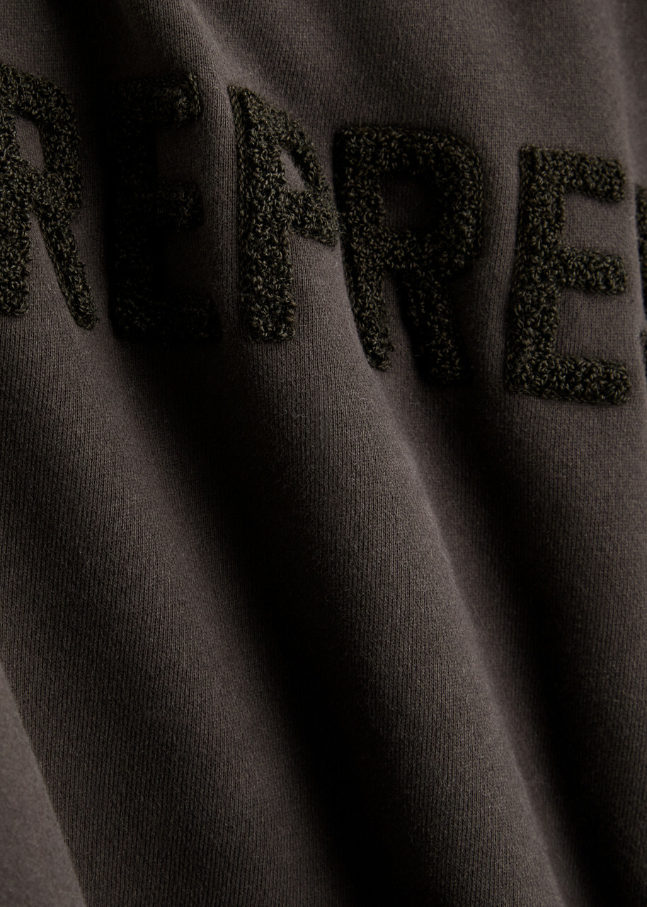Represent Owners Club Logo Cotton Sweatshirt Chocolate
